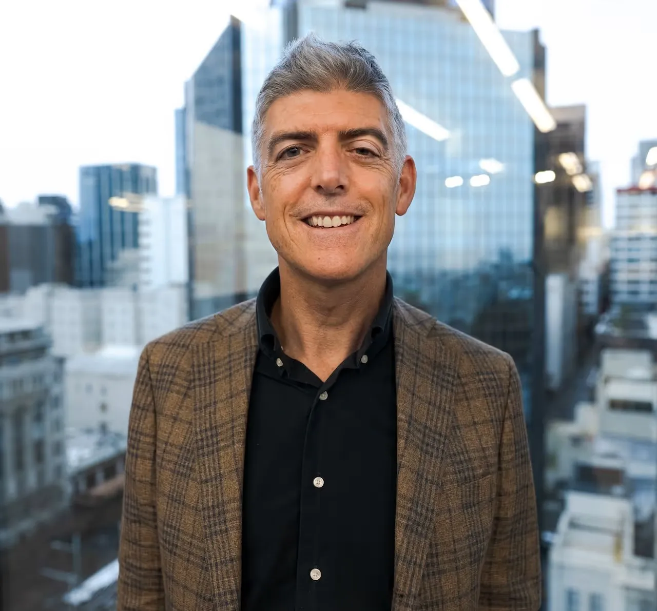 Paul O'Leary, founder and director of Pursuit PR, photographed in central Auckland